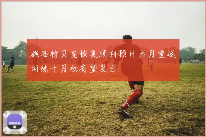 施洛特贝克恢复顺利预计九月重返训练十月初有望复出